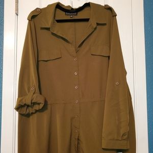 Eloquii Button Down Blouse